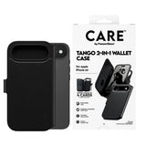 Husa de protectie PanzerGlass® CARE Feature MagSafe Tango Two-in-One Wallet compatibil cu iPhone 17 Air, Negru