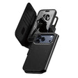 Husa de protectie PanzerGlass® CARE Feature MagSafe Tango Two-in-One Wallet compatibil cu iPhone 17 Pro Max, Negru