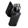 Husa de protectie PanzerGlass® CARE Feature MagSafe Tango Two-in-One Wallet compatibil cu iPhone 17 Pro, Negru