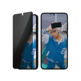 Folie de protectie PanzerGlass® Ultra-Wide Fit Privacy compatibil cu Samsung Galaxy S25 Plus / S24 Plus, Transparent