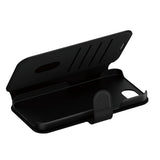 Husa de protectie PanzerGlass® CARE Feature Tango Two-in-One Wallet compatibil cu iPhone 16e / iPhone 17e, Negru