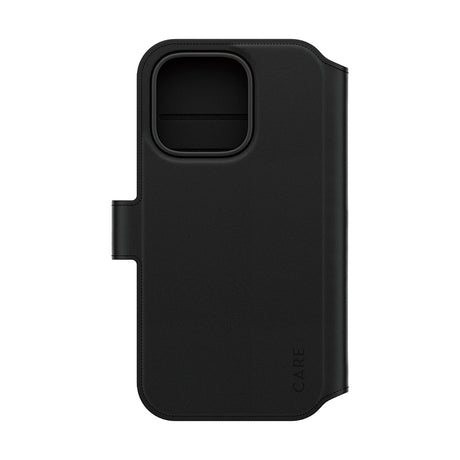 Husa de protectie PanzerGlass® CARE Feature MagSafe Tango Two-in-One Wallet compatibil cu iPhone 16 Pro, Negru