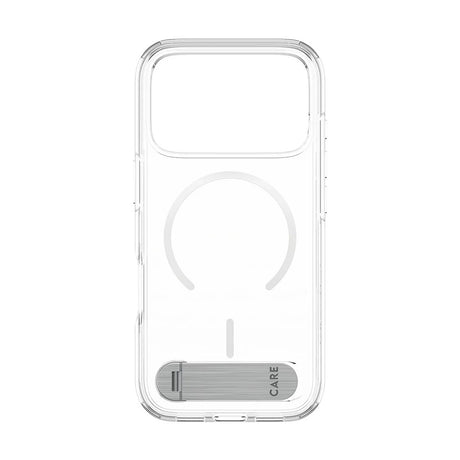 Husa de protectie PanzerGlass® CARE Feature Kickstand MagSafe compatibil cu iPhone 17 Pro, Transparent
