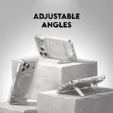 Husa de protectie PanzerGlass® CARE Feature Kickstand MagSafe compatibil cu iPhone 17 Pro Max, Transparent