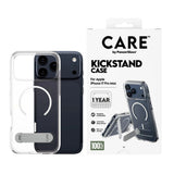 Husa de protectie PanzerGlass® CARE Feature Kickstand MagSafe compatibil cu iPhone 17 Pro Max, Transparent