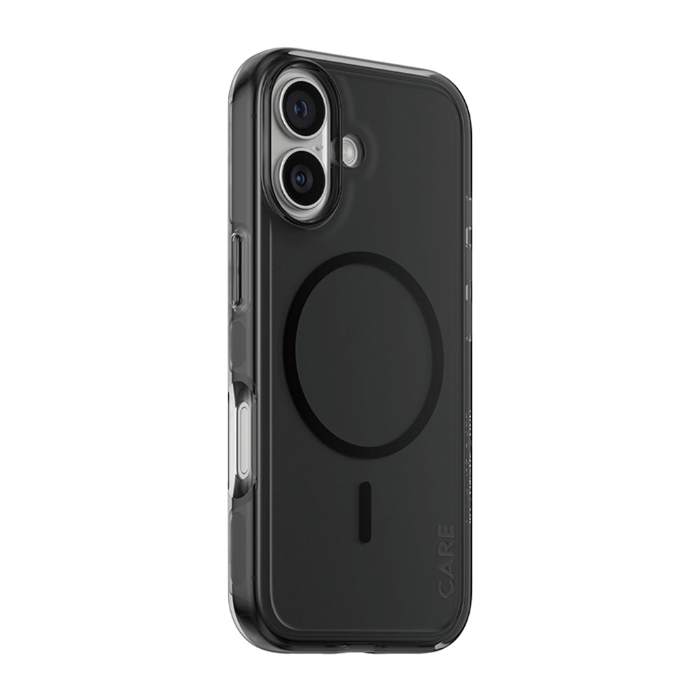 Husa de protectie PanzerGlass® CARE Flagship Urban Explorer Black MagSafe compatibil cu iPhone 17, Smokey