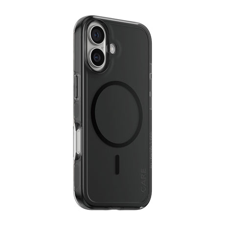 Husa de protectie PanzerGlass® CARE Flagship Urban Explorer Black MagSafe compatibil cu iPhone 17, Smokey