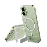 Husa de protectie PanzerGlass® CARE Feature Kickstand MagSafe compatibil cu iPhone 17, Transparent