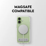 Husa de protectie PanzerGlass® CARE Feature Kickstand MagSafe compatibil cu iPhone 17, Transparent