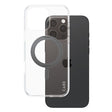 Husa de protectie PanzerGlass® CARE Feature Black Kickstand & MagSafe compatibil cu iPhone 16 Pro Max, Transparent