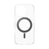 Husa de protectie PanzerGlass® CARE Feature Black Kickstand & MagSafe compatibil cu iPhone 16 Pro, Transparent