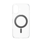 Husa de protectie PanzerGlass® CARE Feature Black Kickstand & MagSafe compatibil cu iPhone 16, Transparent