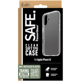 Husa de protectie PanzerGlass® SAFE. TPU Series compatibil cu iPhone 16, Transparent