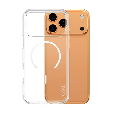 Husa de protectie PanzerGlass® CARE Flagship Urban Explorer White MagSafe compatibil cu iPhone 17 Pro, Transparent