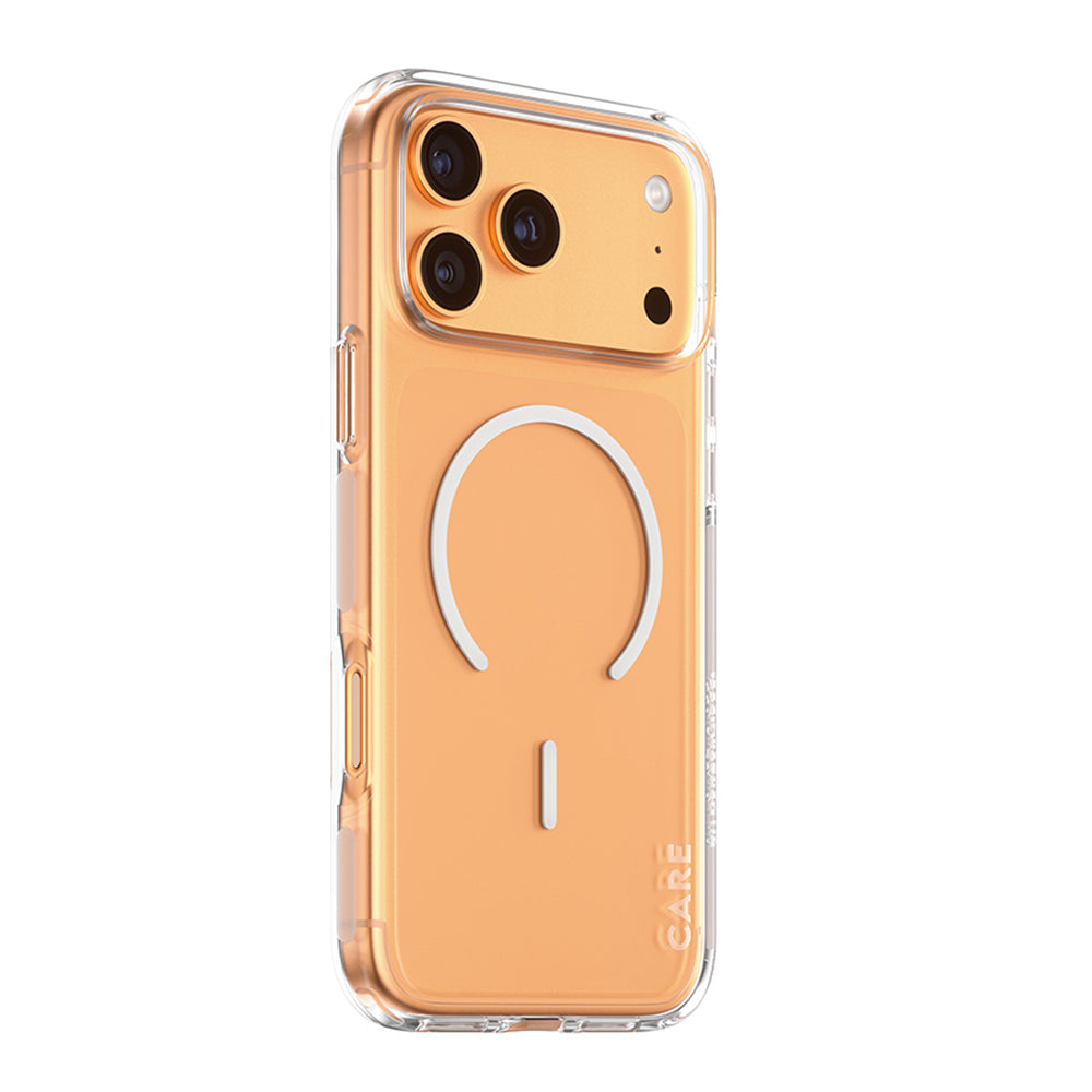 Husa de protectie PanzerGlass® CARE Flagship Urban Explorer White MagSafe compatibil cu iPhone 17 Pro, Transparent