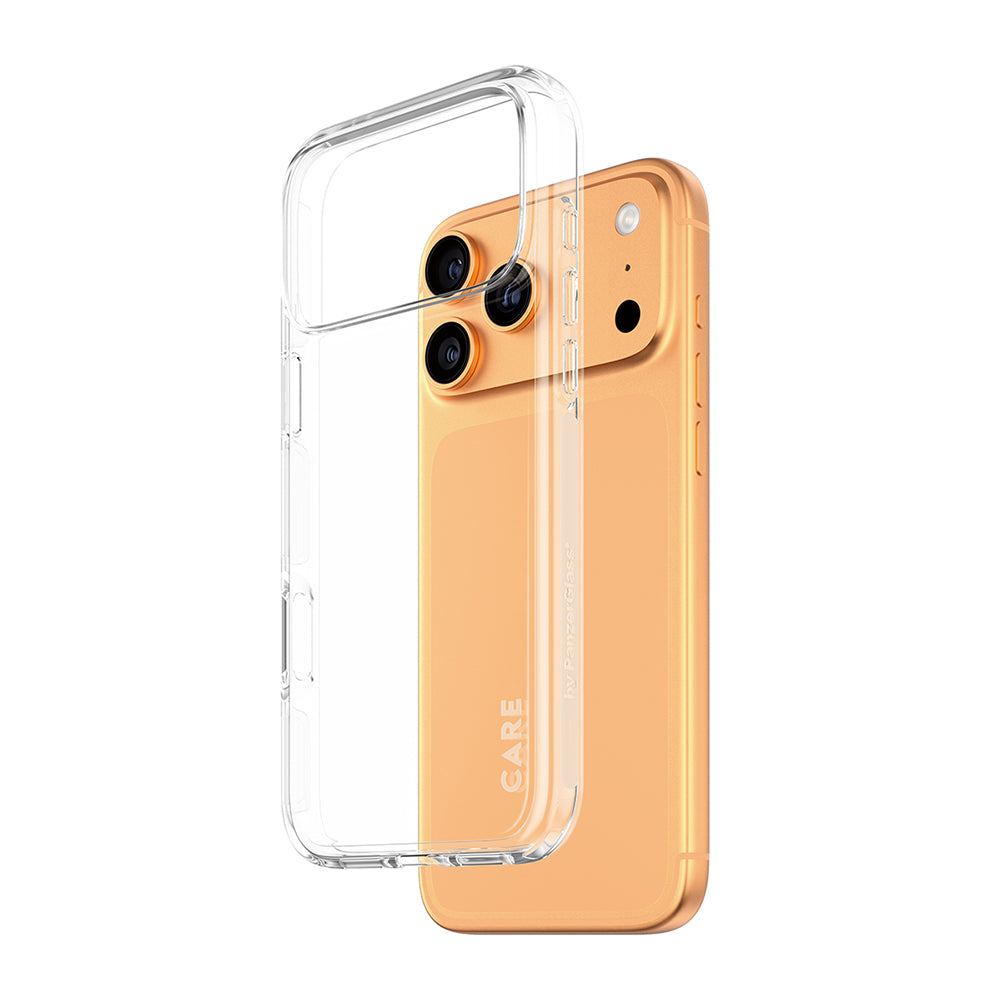 Husa de protectie PanzerGlass® CARE Flagship Urban Explorer compatibil cu iPhone 17 Pro, Transparent