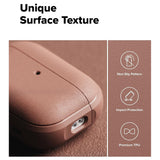 Casti Ringke Protection Case Onyx Magnetic, for AirPods Pro 3, Non-Slip Texture, Carabiner Hole, Constant Coral