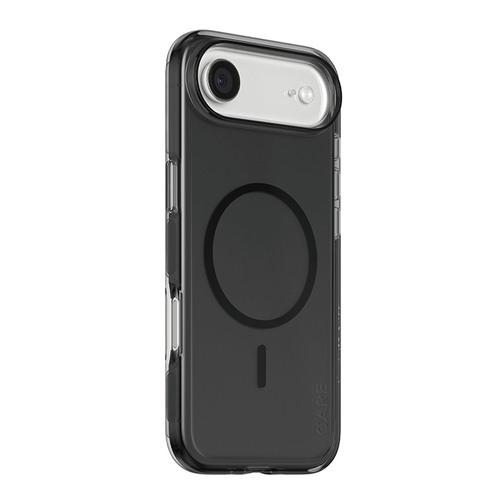 Husa de protectie PanzerGlass® CARE Flagship Urban Explorer Black MagSafe compatibil cu iPhone 17 Air, Smokey