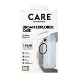 Husa de protectie PanzerGlass® CARE Flagship Urban Explorer Black MagSafe compatibil cu iPhone 17 Air, Transparent