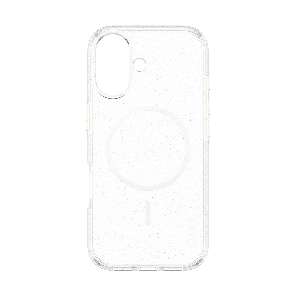 Husa de protectie PanzerGlass® CARE Flagship Urban Explorer Star Lit White MagSafe compatibil cu iPhone 17, Transparent