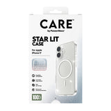 Husa de protectie PanzerGlass® CARE Flagship Urban Explorer Star Lit White MagSafe compatibil cu iPhone 17, Transparent