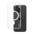 Husa de protectie PanzerGlass® CARE Flagship Urban Combat White MagSafe compatibil cu iPhone 16 Pro, Transparent