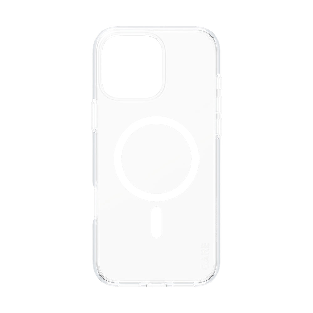 Husa de protectie PanzerGlass® CARE Flagship Urban Combat White MagSafe compatibil cu iPhone 16 Pro, Transparent