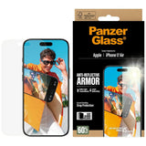 Folie de protectie PanzerGlass® Anti-Reflective Armor w. EasyAligner compatibil cu iPhone 17 Air, Transparent Mat