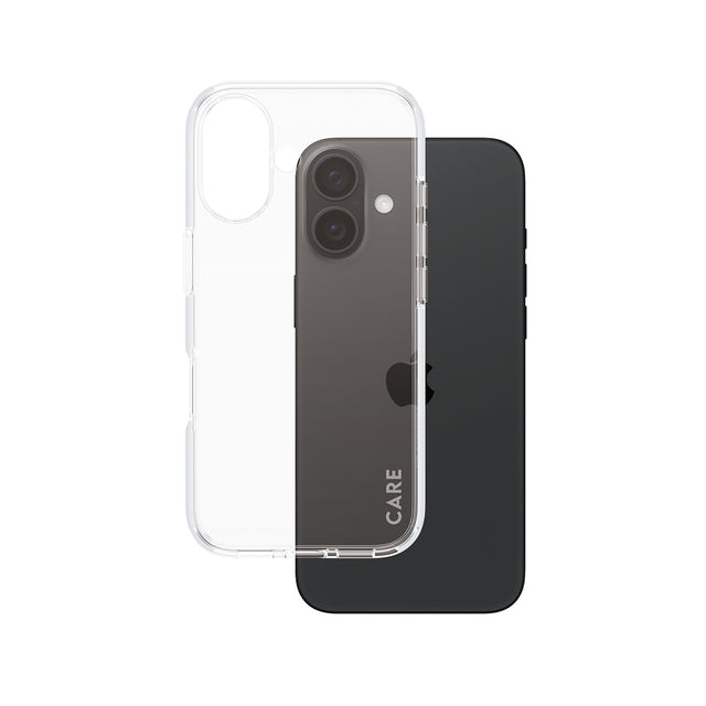 Husa de protectie PanzerGlass® CARE Flagship Urban Combat compatibil cu iPhone 16, Transparent