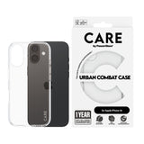 Husa de protectie PanzerGlass® CARE Flagship Urban Combat compatibil cu iPhone 16, Transparent