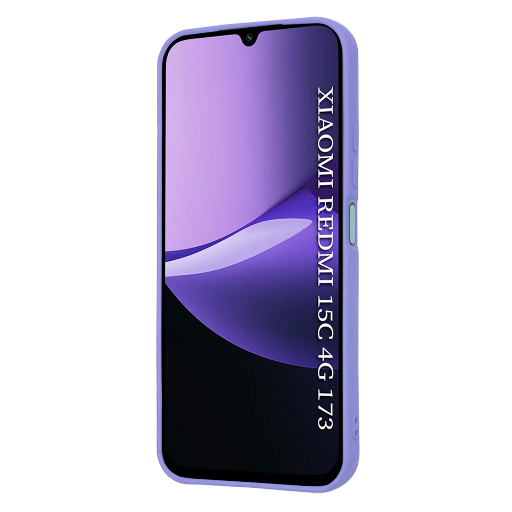 Husa de protectie Techsuit SoftFlex compatibil cu Xiaomi Redmi 15C 4G / Redmi 15C 5G, Mov Deschis