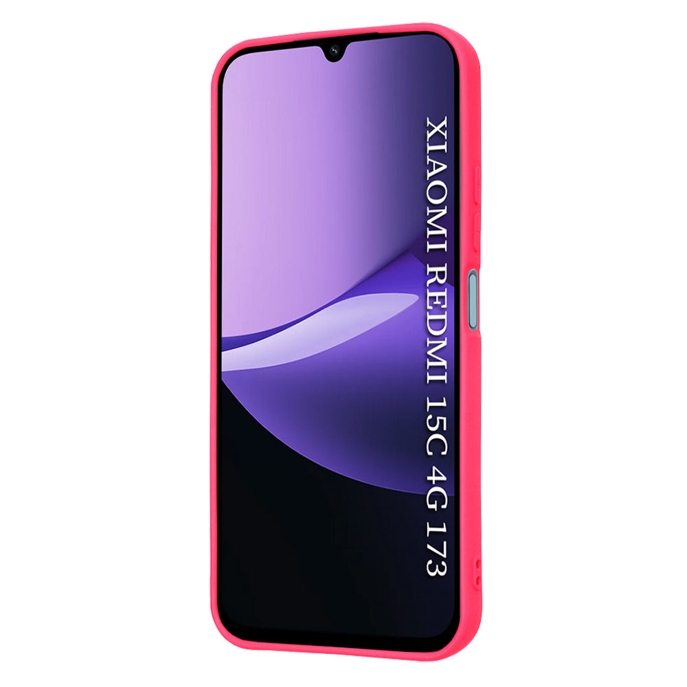 Husa de protectie Techsuit SoftFlex compatibil cu Xiaomi Redmi 15C 4G / Redmi 15C 5G, Roz Intens