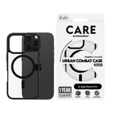 Husa de protectie PanzerGlass® CARE Flagship Urban Combat Black MagSafe compatibil cu iPhone 16 Pro, Negru