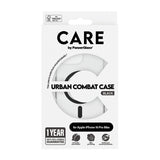 Husa de protectie PanzerGlass® CARE Flagship Urban Combat Black MagSafe compatibil cu iPhone 16 Pro Max, Transparent