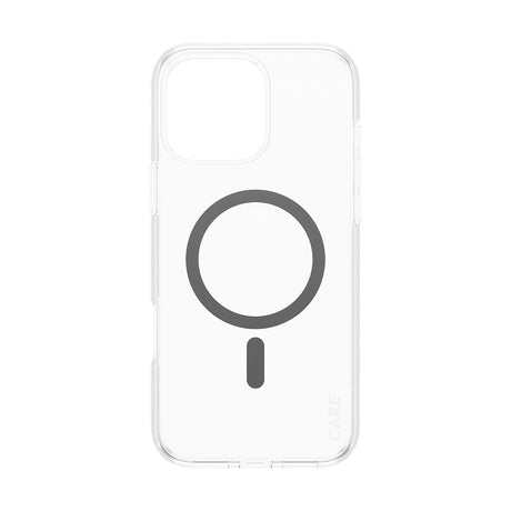 Husa de protectie PanzerGlass® CARE Flagship Urban Combat Black MagSafe compatibil cu iPhone 16 Pro, Transparent