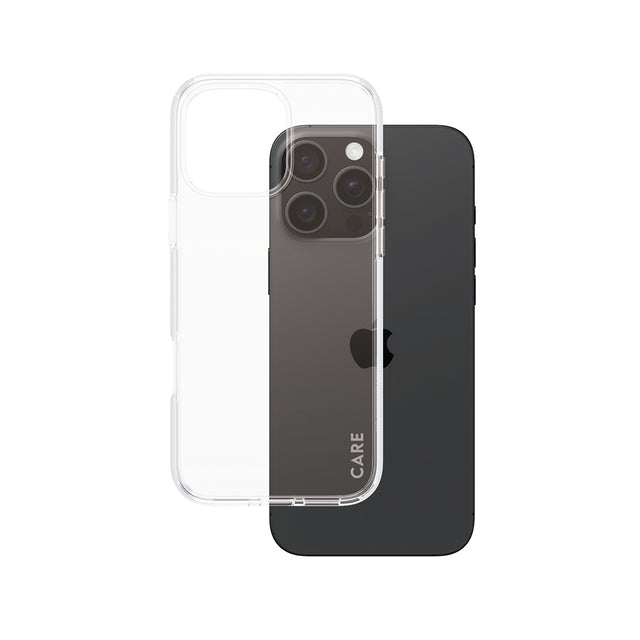 Husa de protectie PanzerGlass® CARE Flagship Urban Combat compatibil cu iPhone 16 Pro Max, Transparent