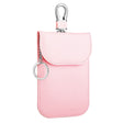 Husa de protectie Techsuit RFID Anti-Theft (AF2) compatibil cu for Cards & Keys, PU Leather, EMF Blocker, Roz