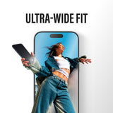 Folie de protectie PanzerGlass® Ultra-Wide Fit Stealth w. FASTFIT IN-A-BOX compatibil cu iPhone 17 Pro, Negru