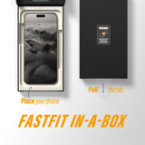 Folie de protectie PanzerGlass® Ultra-Wide Fit Stealth w. FASTFIT IN-A-BOX compatibil cu iPhone 17 / iPhone 16 Pro, Negru