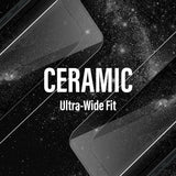 Folie de protectie PanzerGlass® Ultra-Wide Fit Ceramic II w. EasyAligner compatibil cu iPhone 17 / iPhone 16 Pro, Negru
