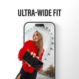 Folie de protectie PanzerGlass® Ultra-Wide Fit 2-Way Privacy w. EasyAligner compatibil cu iPhone 17 Pro, Negru