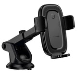 Suport Borofone with Wireless Charging Follower (BH223), for Windshield/Dashboard, 15W, 4.5-7.0inch, Negru