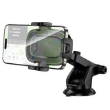 Suport Borofone with Wireless Charging Follower (BH223), for Windshield/Dashboard, 15W, 4.5-7.0inch, Negru