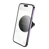 Suport Borofone Parker (BH135), Magnetic, for Air Vent, Mini Size, Negru