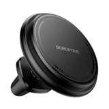 Suport Borofone Parker (BH135), Magnetic, for Air Vent, Mini Size, Negru