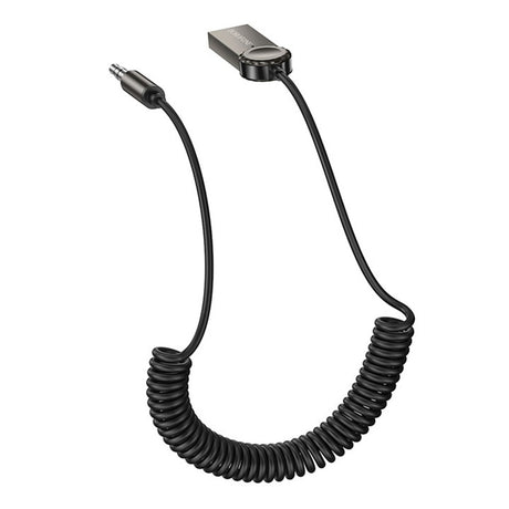 Gadget Borofone Cable Audio Receiver Peaceful (BC56), Bluetooth V5.0 Adapter, Jack 3.5mm, Metal Gray