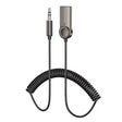 Gadget Borofone Cable Audio Receiver Peaceful (BC56), Bluetooth V5.0 Adapter, Jack 3.5mm, Metal Gray