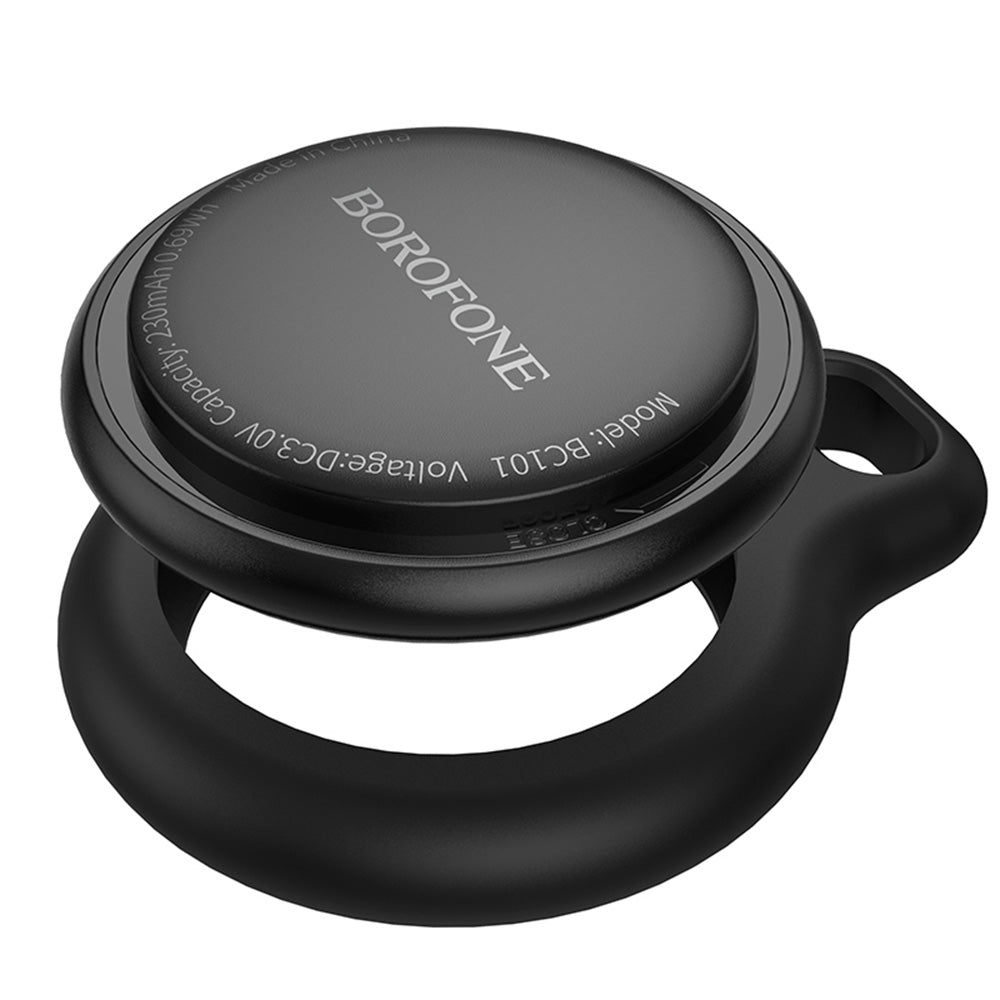 Gadget Borofone Smart Positioning Anti-lost Device Exquisite (BC101), Compatible Apple Find My (iOS Only), 230mAh, Negru Profund