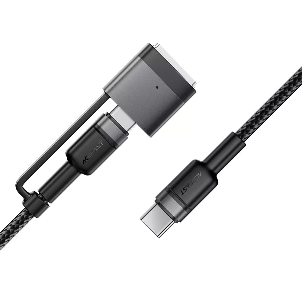 Cablu Acefast (C22-05), Fast Charging, Type-C to Type-C, MagSafe 3 Adapter, 240W, 48V/5A, 1.2m, Negru
