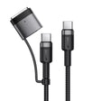 Cablu Acefast (C22-05), Fast Charging, Type-C to Type-C, MagSafe 3 Adapter, 240W, 48V/5A, 1.2m, Negru